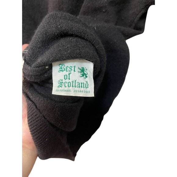 Vintage Best of Scotland Women Turtleneck Sweater Sz 38 100% Cashmere Scotland S - Picture 2 of 7